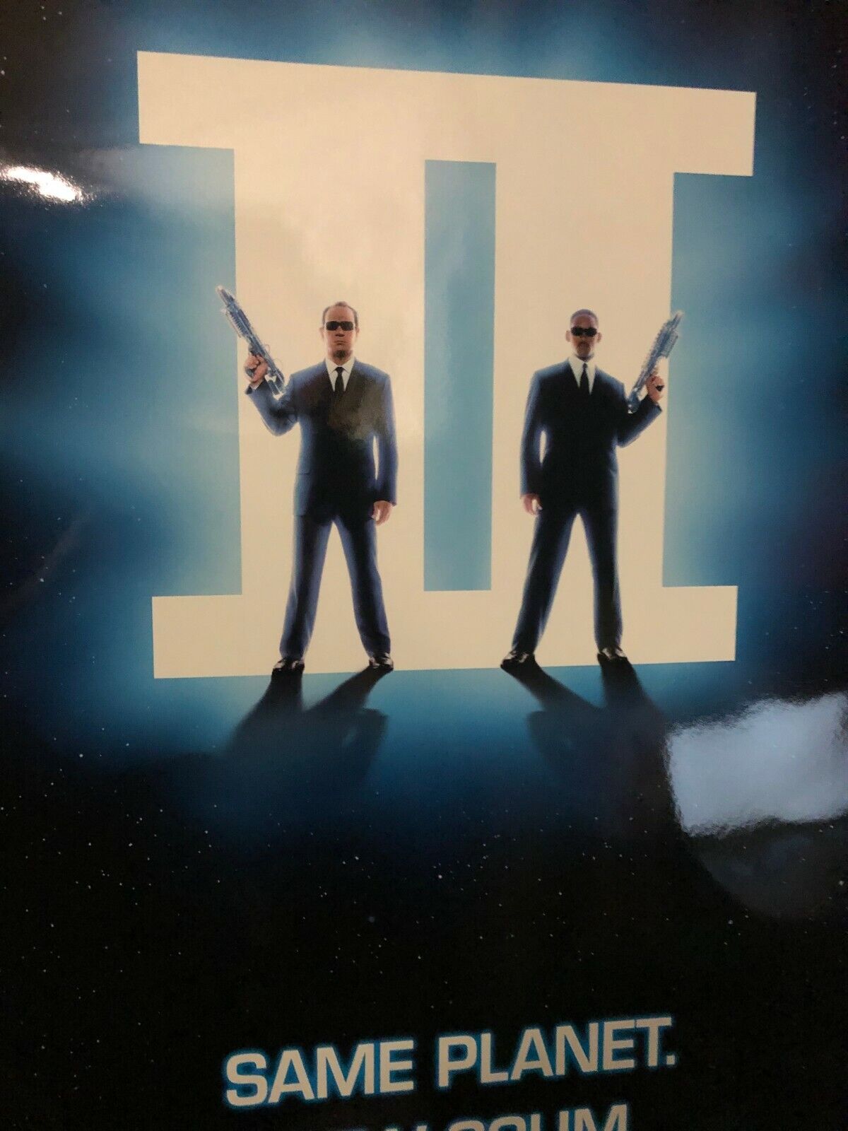 "Men In Black 2" Original Movie Theater Promo Poster 2002 Will Smith Action