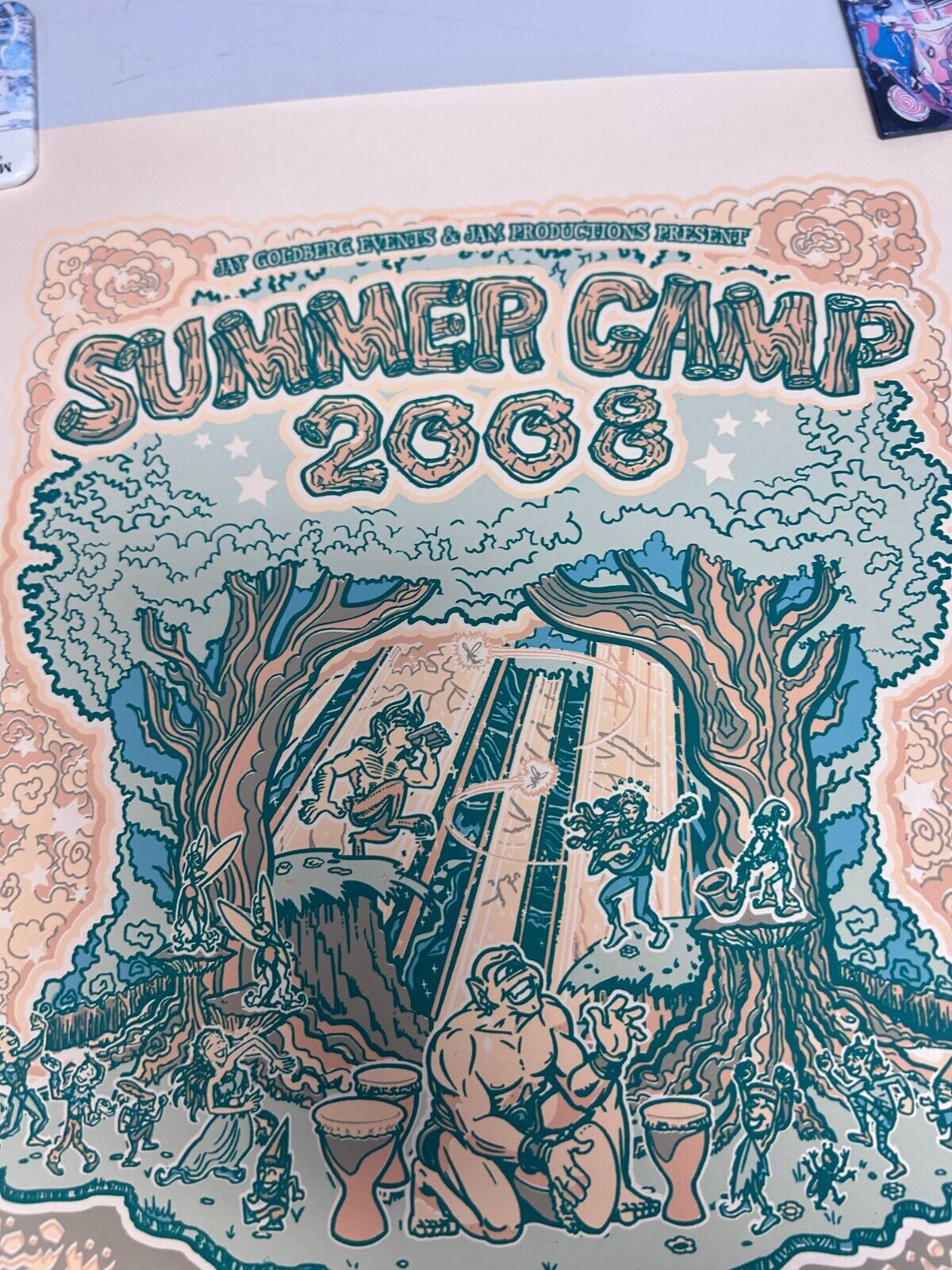 Chris McMurray - 2008 - Moe. Summer Camp Festival Poster S&N Umphrey's Mcgee