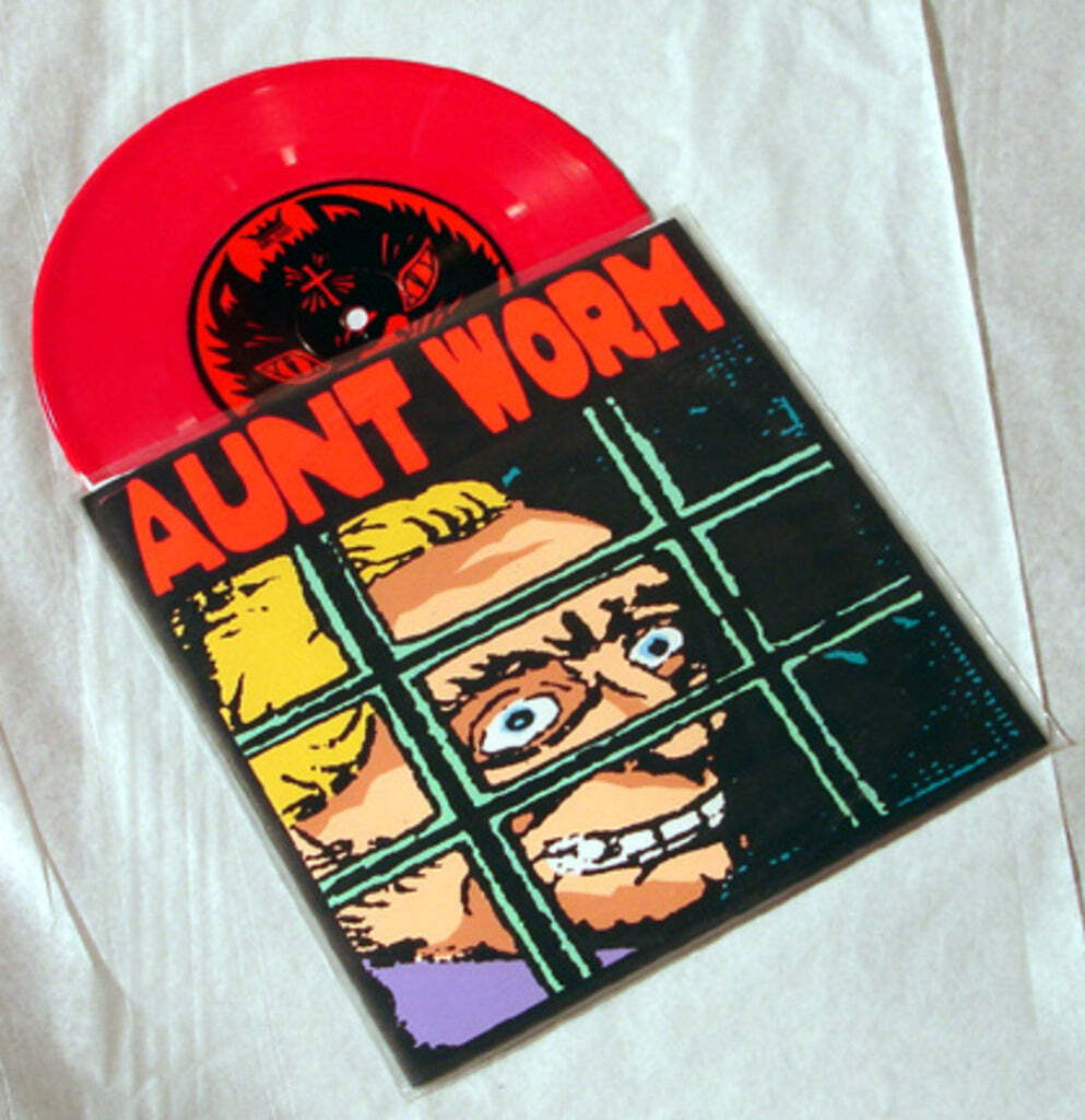 Aunt Worm "Saucy Young Lady" 1996 Colored Vinyl Art By Kozik MR-020