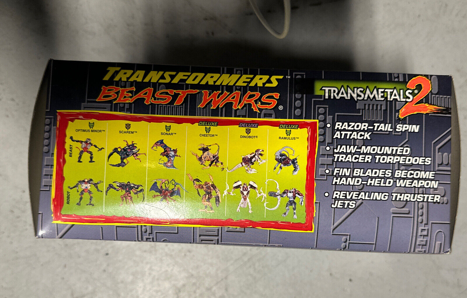 093 1998 Hasbro Transformers Beast Wars TransMetals 2 Cybershark Maximal