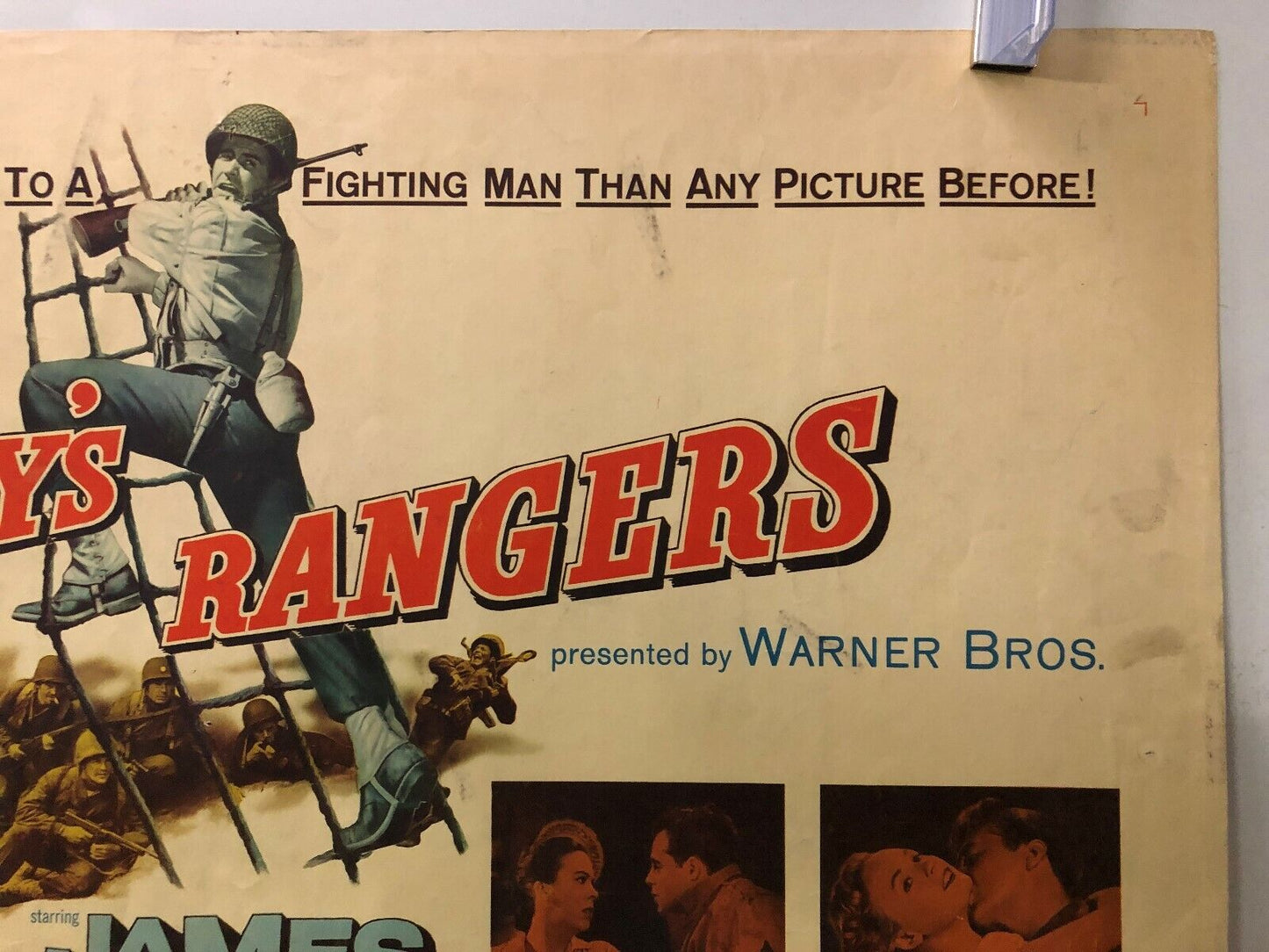 Darby's Rangers (Warner Brothers, 1958). Half Sheet (22" X 28"). War. Poster