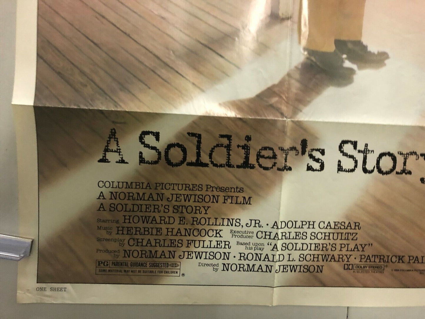 A Soldier's Story (Columbia, 1984). One Sheet (27" X 41"). Drama Original Poster