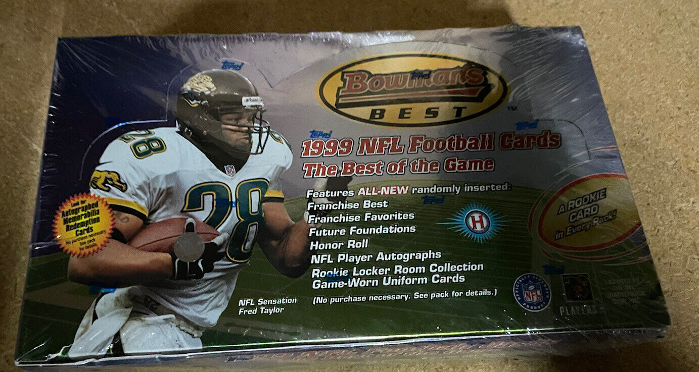 1999 Bowman's Best Football Factory Sealed Hobby Box 24 Pack Atomic  Kurt Warner