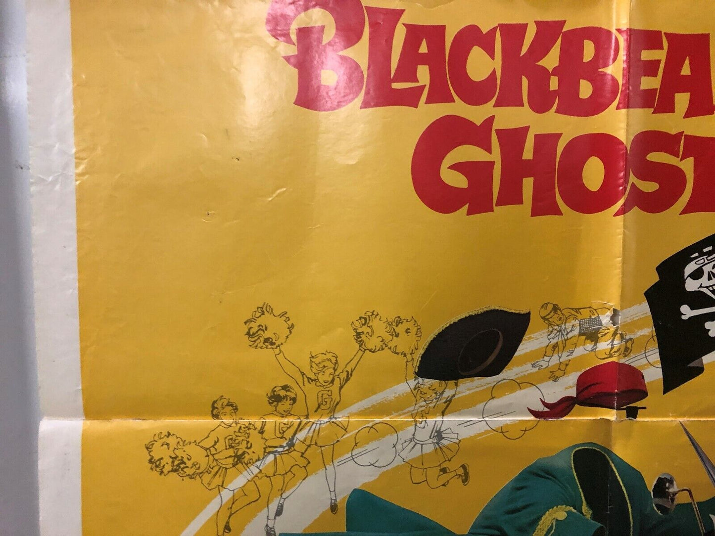 Blackbeard's Ghost (Buena Vista, R-1976). One Sheet (27" X 41"). Comedy Poster