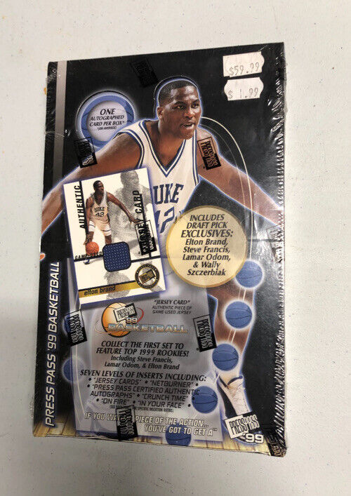 1999/00 Press Pass Basketball Box * Shawn Marrion Steve Francis