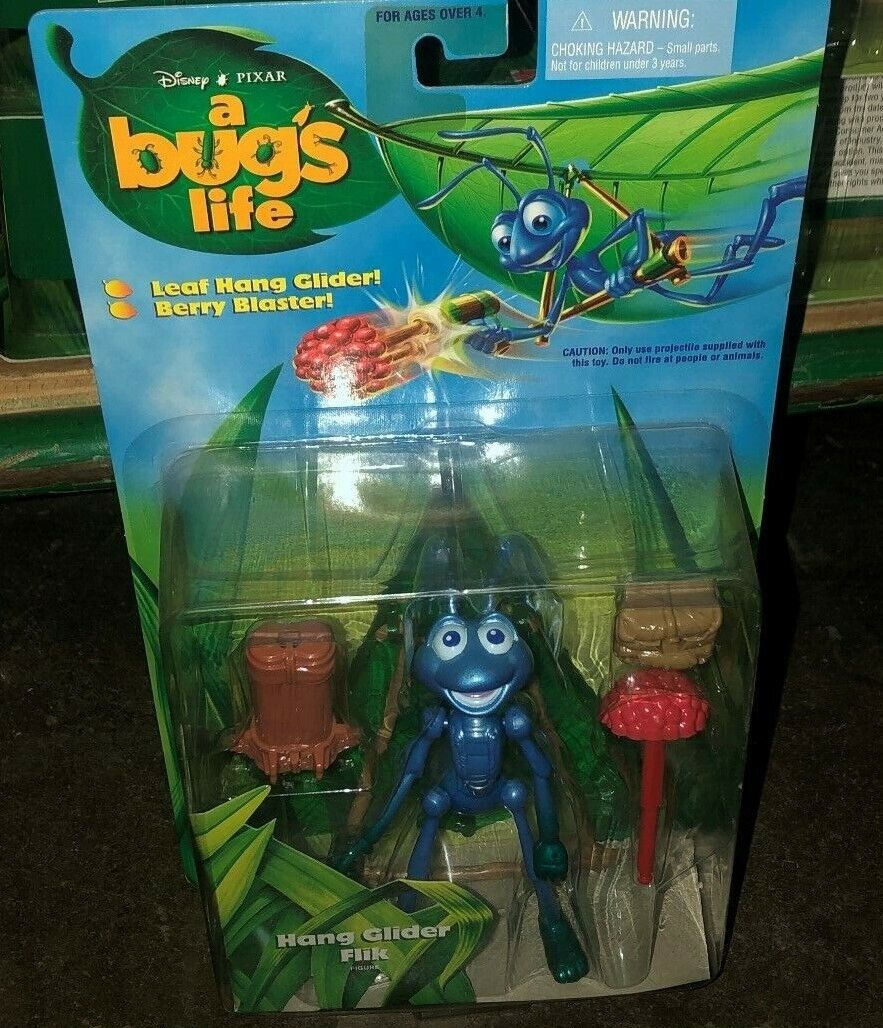 A Bugs Life Pixar Hang Glider Flik A Bugs Life Action Figure NIB 