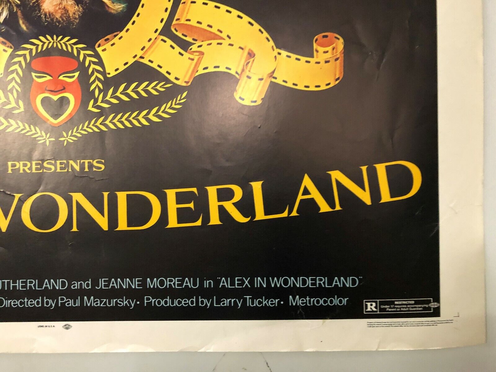 Alex in Wonderland (MGM, 1971). Half Sheet (22" X 28"). Comedy. Original Poster