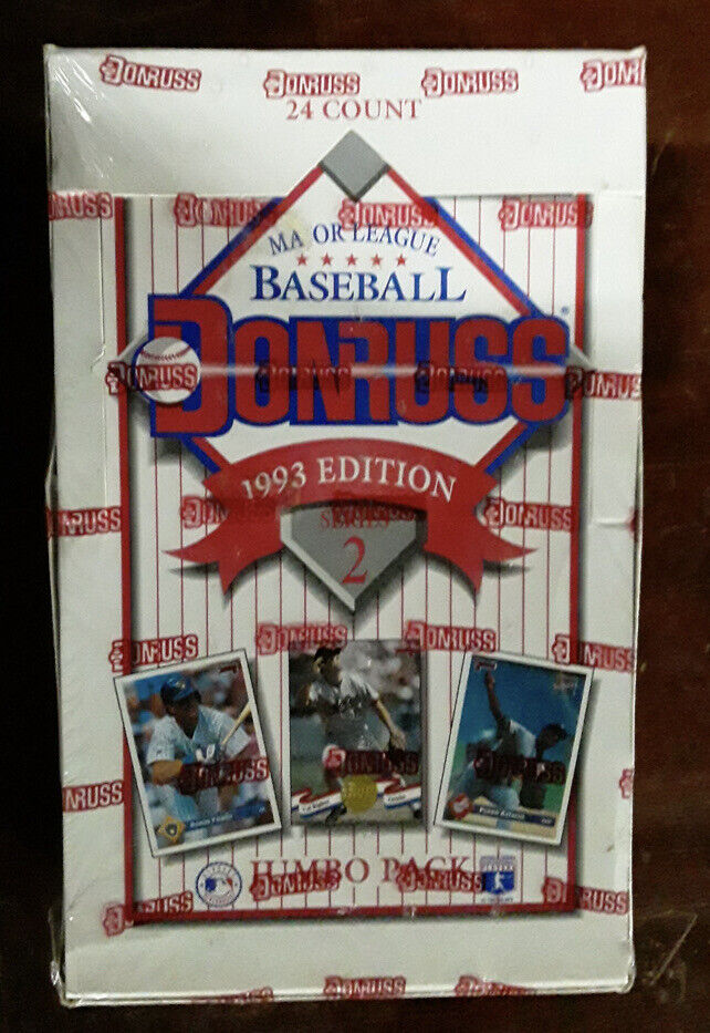 1993 Edition DONRUSS Baseball Series 2 - 36 ct. Factory Sealed Hobby Box RARE 