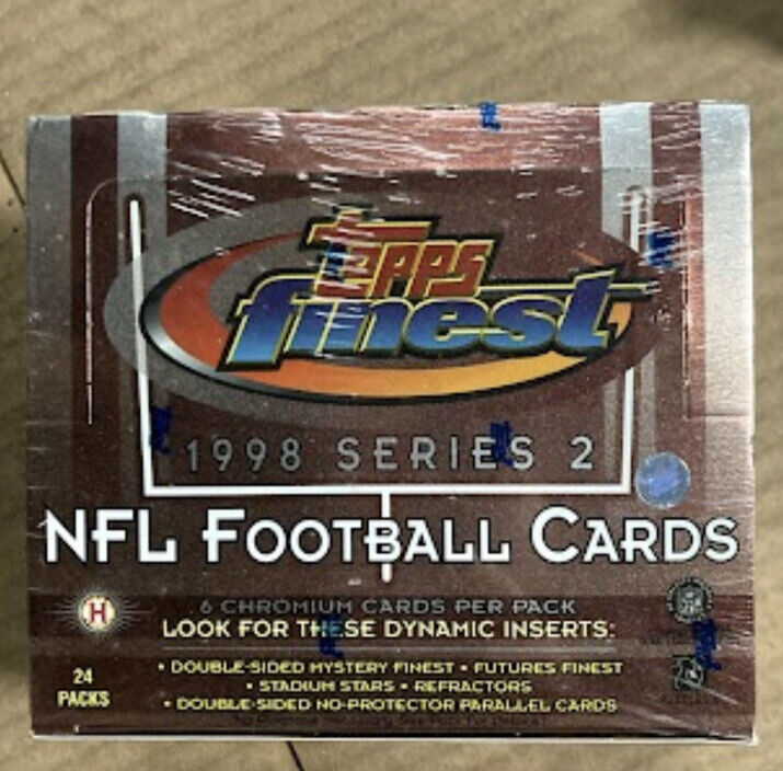 1998 Topps Finest Series2 NFLFactory Sealed Hobby Box Manning Moss RC/REFRACTOR