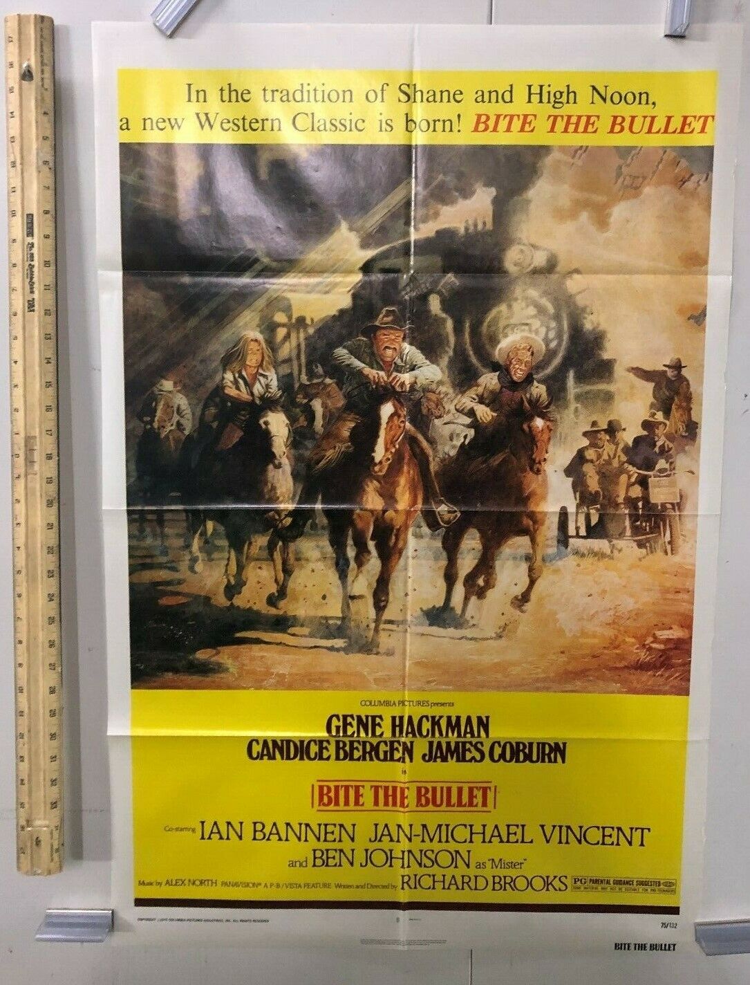 Bite the Bullet (Columbia, 1975). One Sheet (27" X 41"). Western