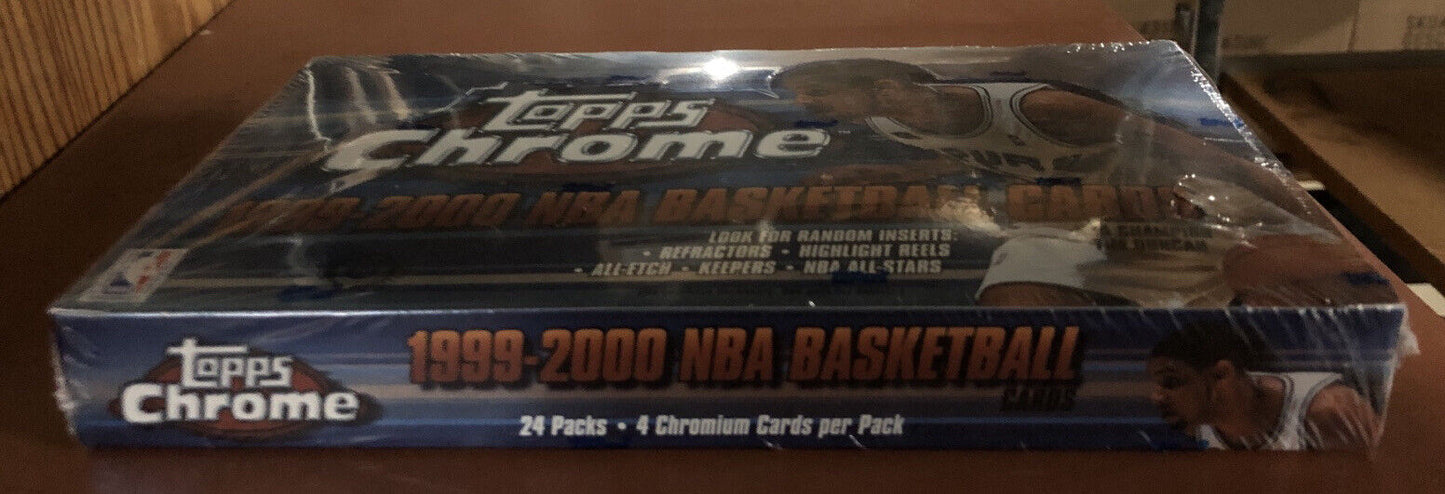 1999-2000 Topps Chrome Basketball Unopened Hobby Box Factory Sealed KOBE JORDAN