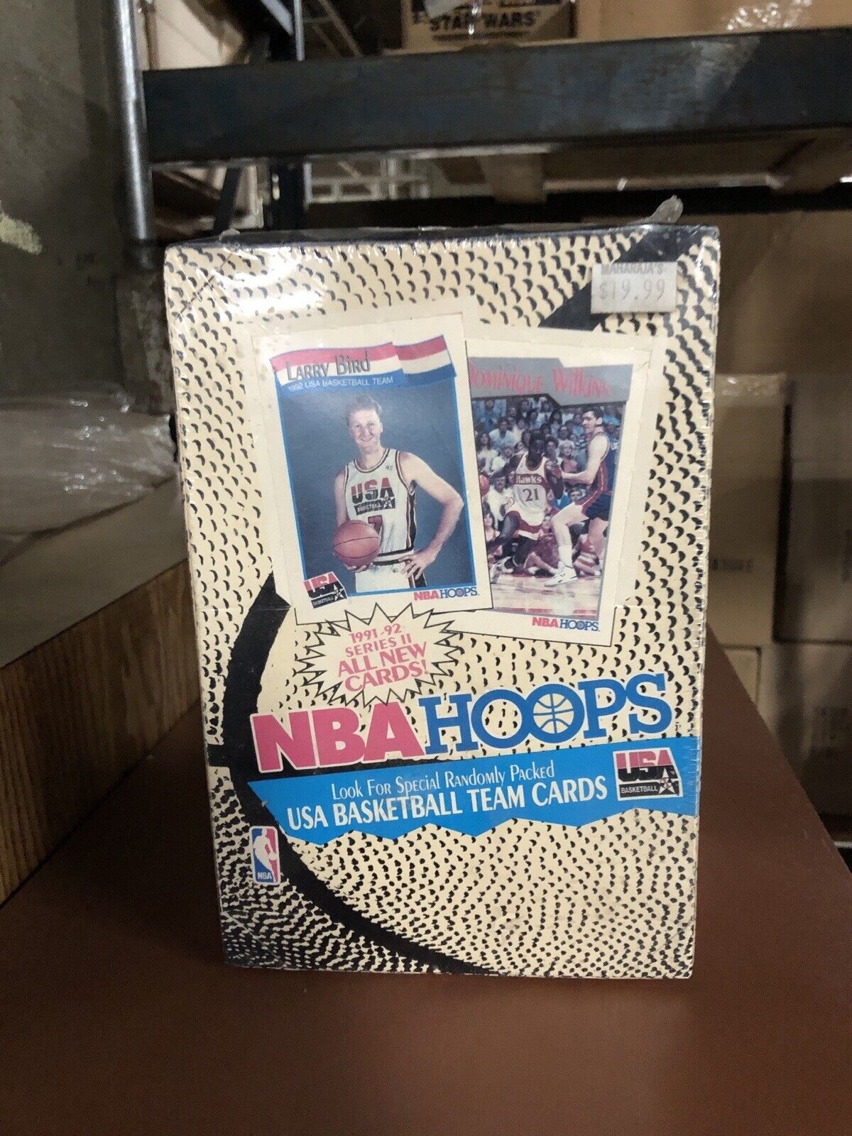 1991-92 Hoops Basketball Series 2 Wax Box rare  Michael Jordan vintage find