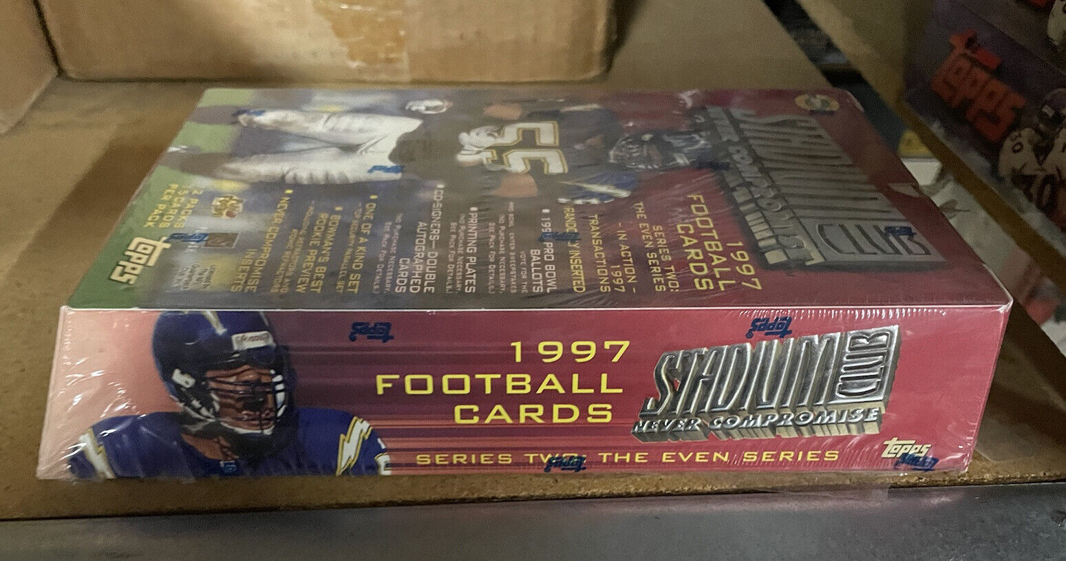 1997 Topps Stadium Club Series 2 Football Jumbo Box RARE Tony Gonzalez