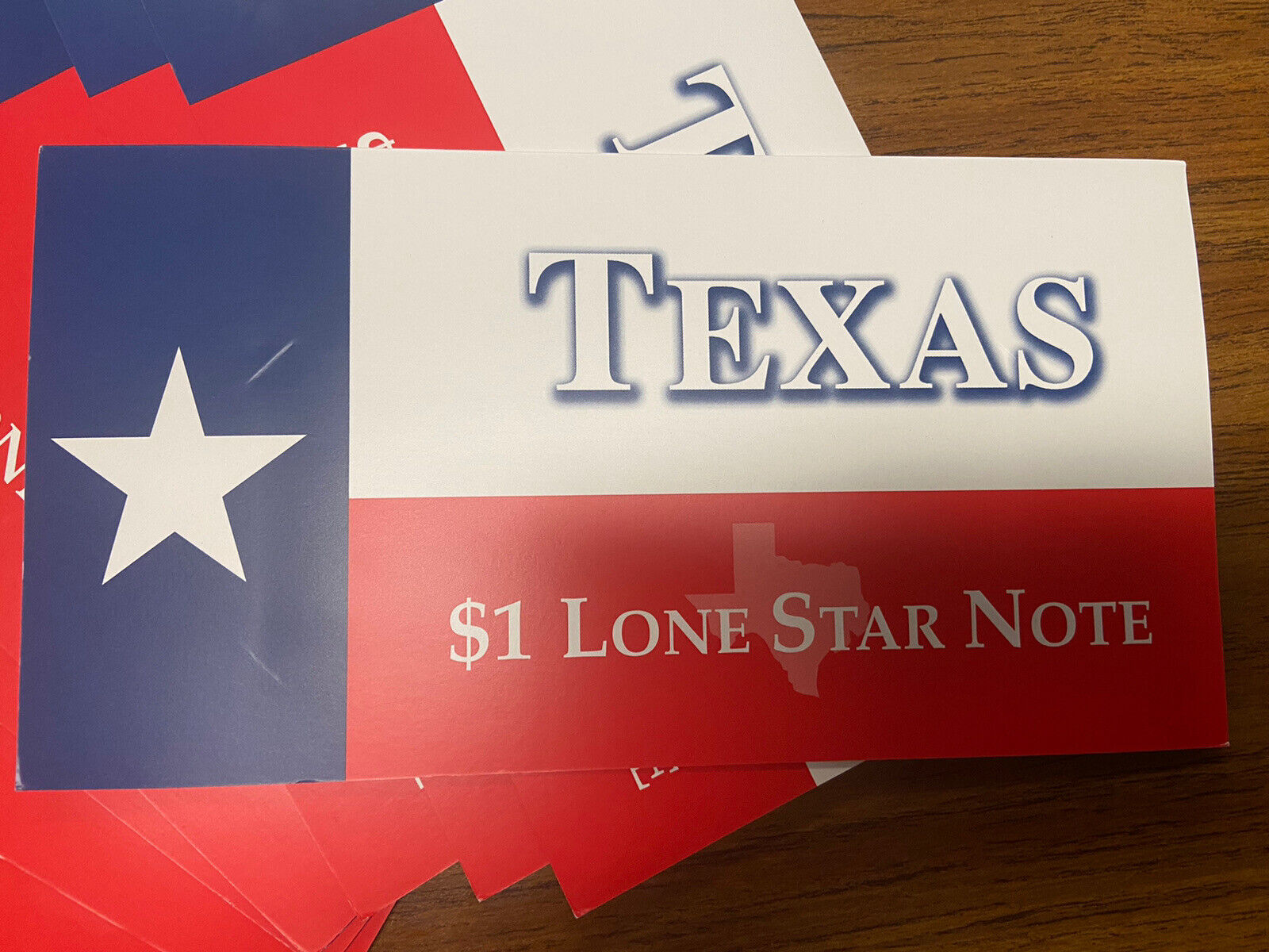 10 Sequential ** STAR ** NOTES. TEXAS $1 LONE STAR NOTES K03898101 - 10