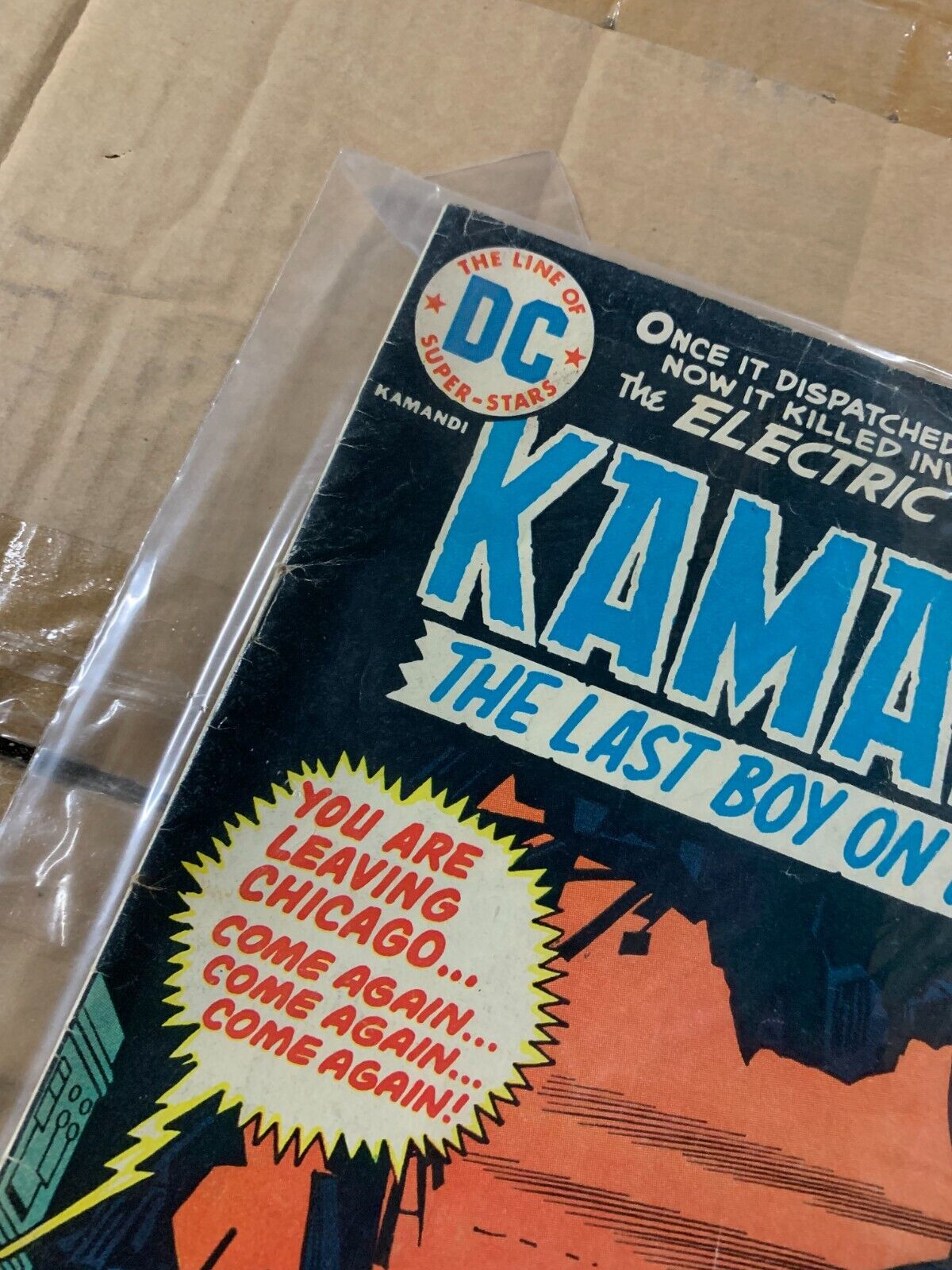 DC Comics "Kamandi: The Last Boy On Earth" #20 (1974) The Electric Chair Kirby