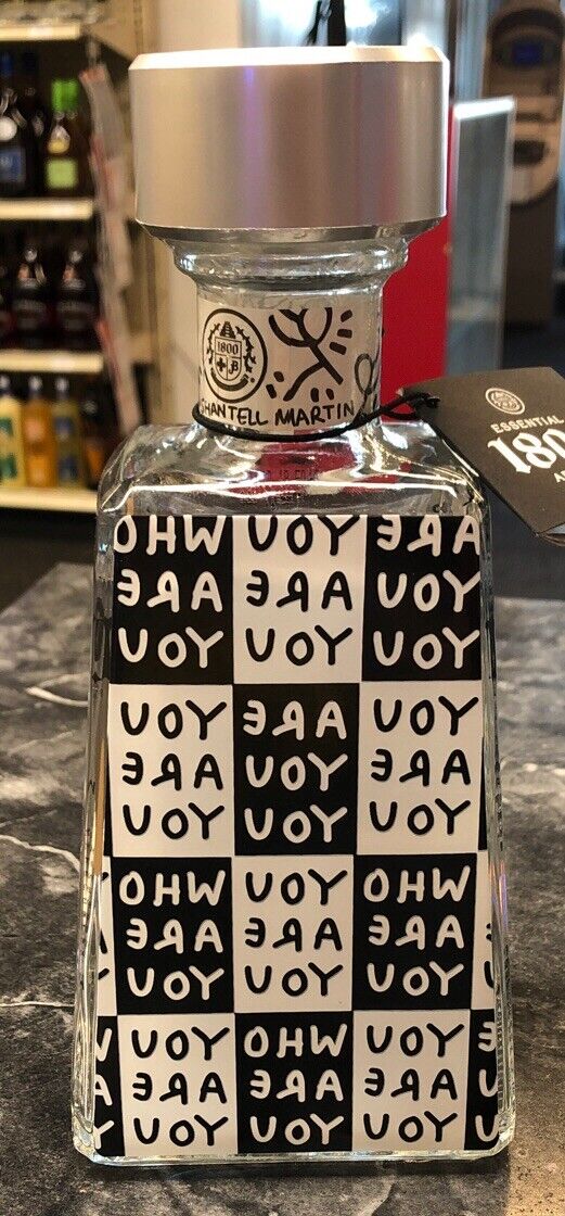 1800 Tequila Essential Artist Series SHANTELL MARTIN Bottle - Who Are You Empty