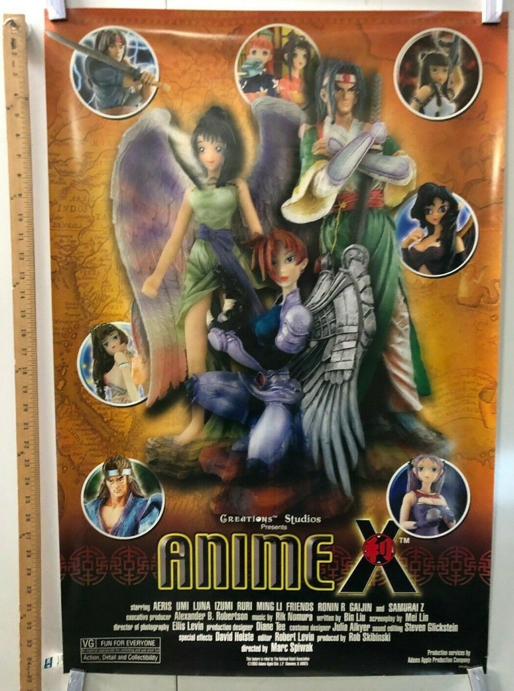 ANIME POSTER 2003 "Anime X" Adam's Apple #PP201 Classic Japanese Cartoons