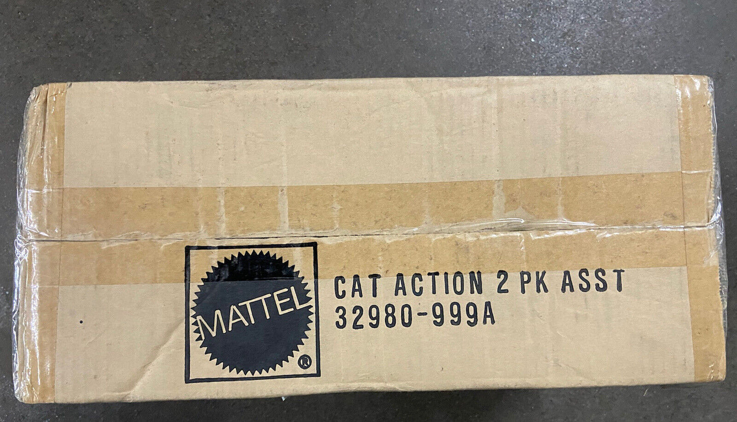  FACTORY SEALED CASE OF 2 PK ASST - Matchbox 32980-999a CAT ACTION 12 PCS