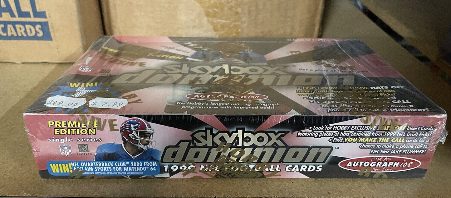 1999 Skybox Dominion Sealed Hobby Box premier edition 36 packs RARE VINTAGE