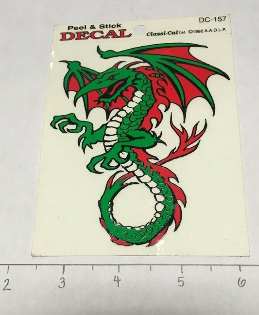 Classic Dragon Vintage 90 Stickers Multipurpose Mid-evil Renaissance DND Nos