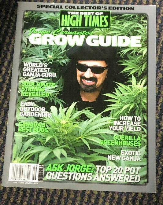 2008 HIGH TIMES JAN 2008 Grow Guide Ganja Guru Canadas Best Buds Exotic