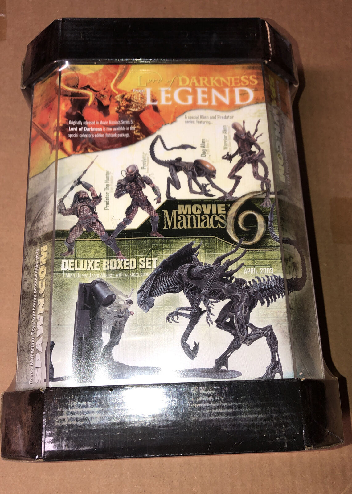 FACTORY SEALED CASE OF 6 - Movie Maniacs Legend Lord of Darkness Deluxe Figure