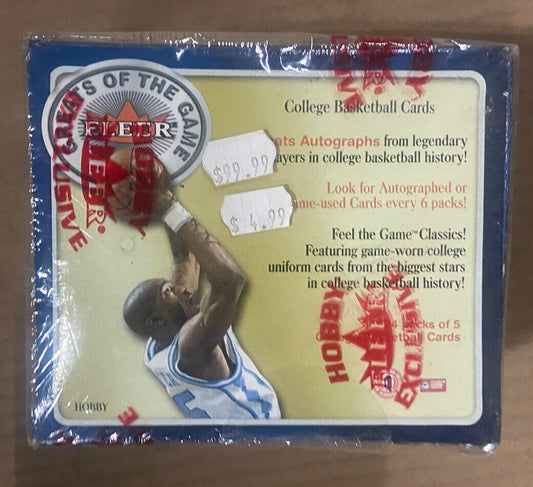 2001/02 Fleer Greats Of The Game Basketball Hobby Box *Mike Krzyzewski * 2 Autos