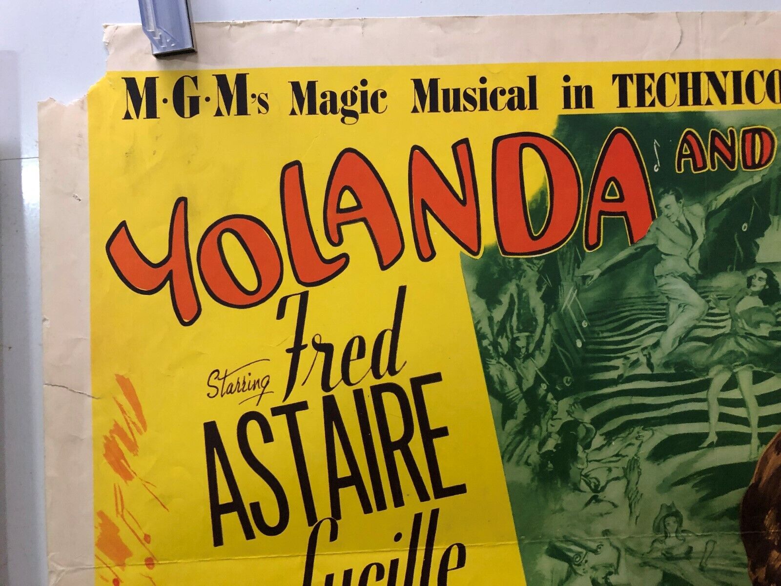 Yolanda and the Thief (MGM, 1945). Half Sheet (22" X 28") Style B. Musical