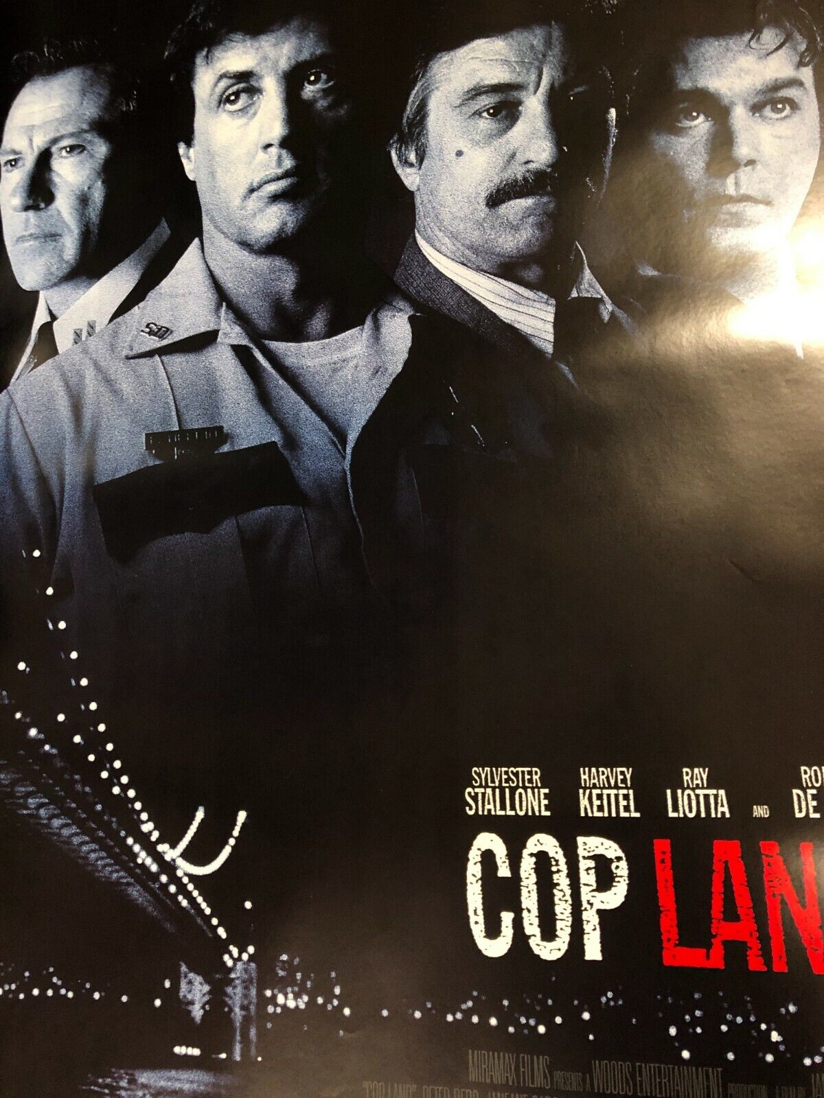 Cop Land (Miramax, 1997). One Sheet (27" X 40") SS. Action Poster Rolled Keitel