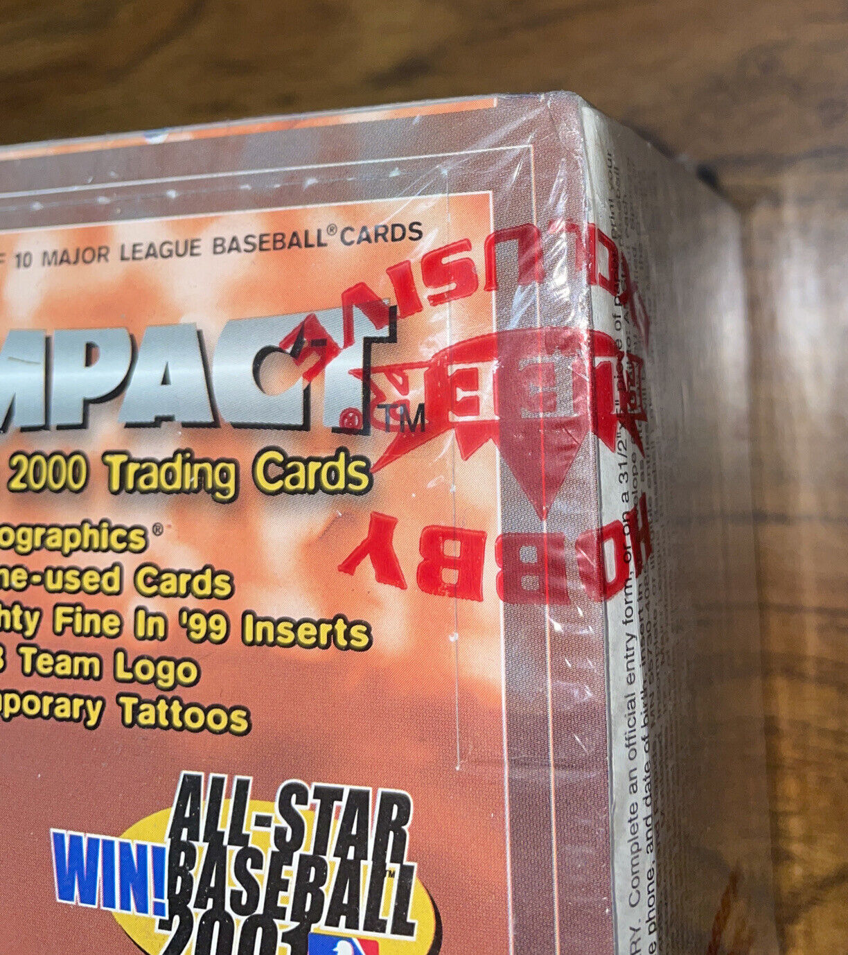 2000 Fleer Skybox - Impact Baseball Hobby Box Factory 36 Pack Autographics rare 