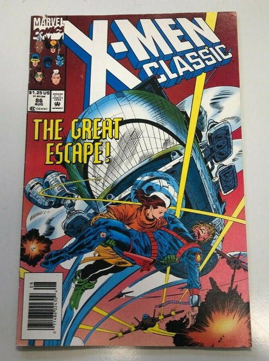 COMIC BOOK Marvel Comics X-Men Classic 1993 #86 The Great Escape! Action Heroes