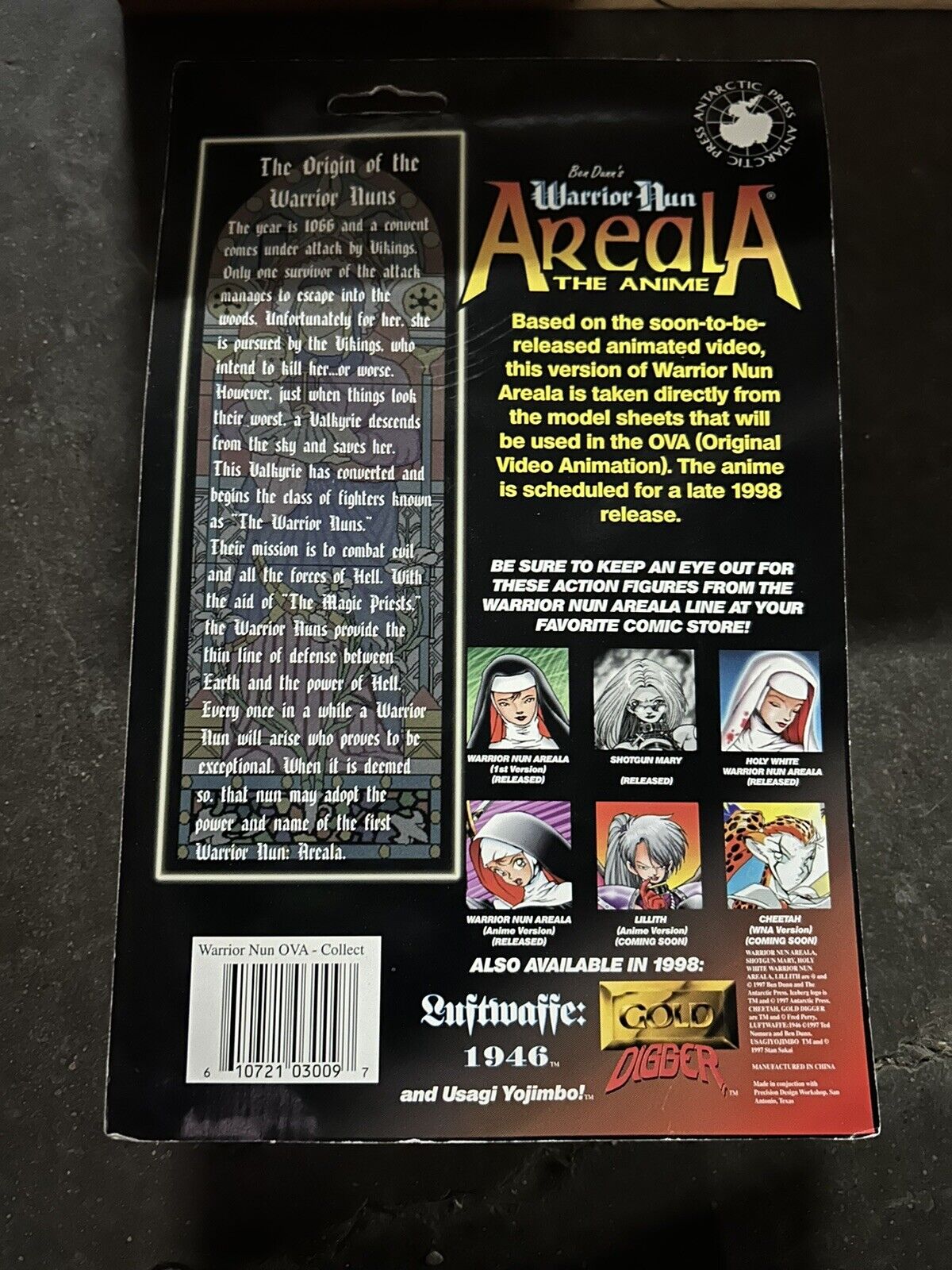 Warrior Nun 'Areala' The Anime Special Collector's Edition RED 1997 AP Toys