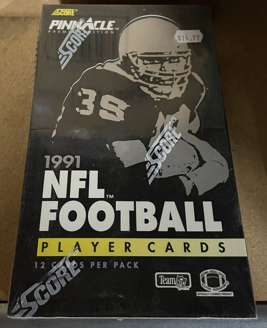 1991 Score Pinnacle Football Set Wax Pack Box FACTORY SEALED RARE VINTAGE