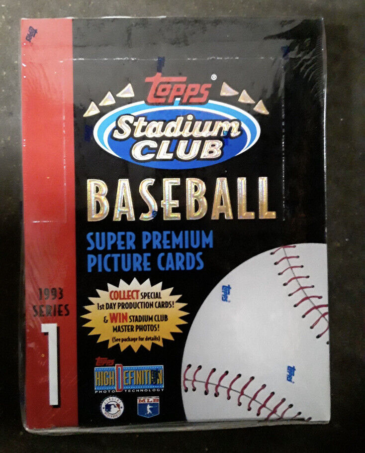 1993 Topps Stadium Club Series 1 Baseball Hobby Box Brand New!! Jeter Rookie