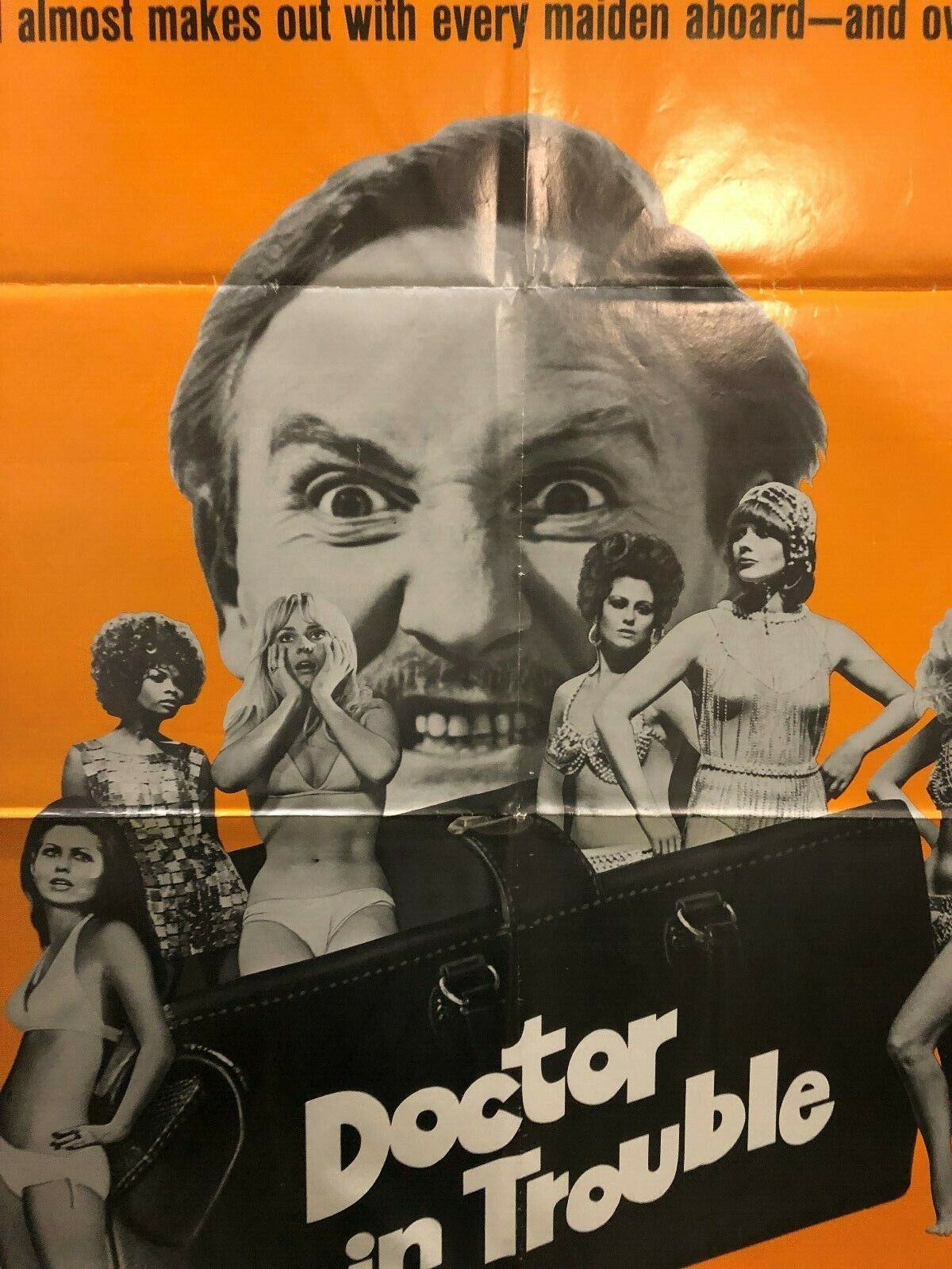 Doctor in Trouble (Hemisphere Pictures, 1973). One Sheet (27" X 41"). Comedy