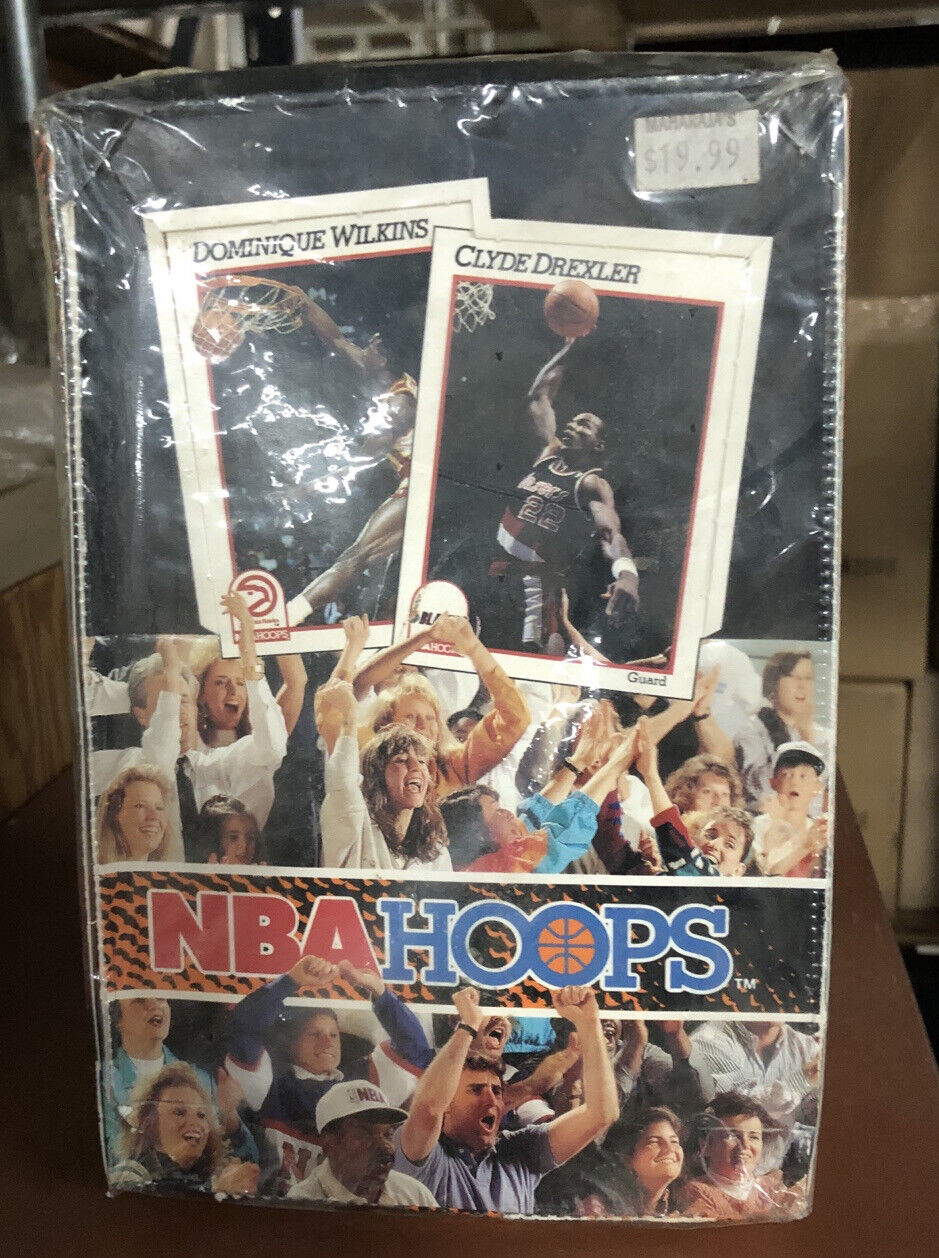 1991 NBA Hoops Series 1 Unopened Factory Sealed Wax Box - 36 Packs / Jordan