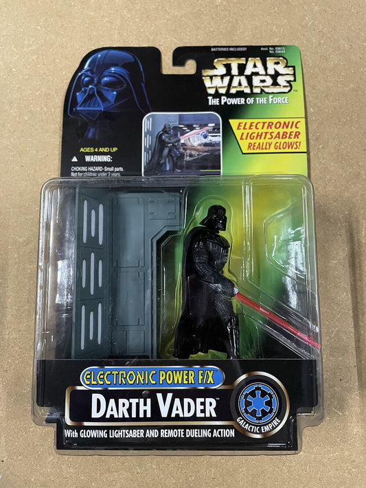 Deluxe Darth Vader Electronic Power F/X -Star Wars POTF/1996/ NIB RARE DARK SIDE