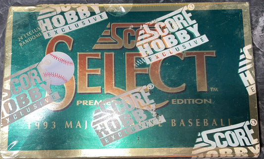 1993 Score Select Baseball Hobby Factory Sealed Box Derek Jeter Rookie