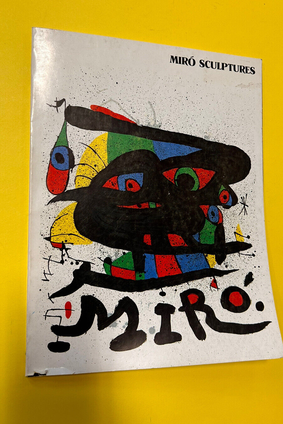 1971 Walker Art Center MIRO SCULPTURES pb booklet, original, very good