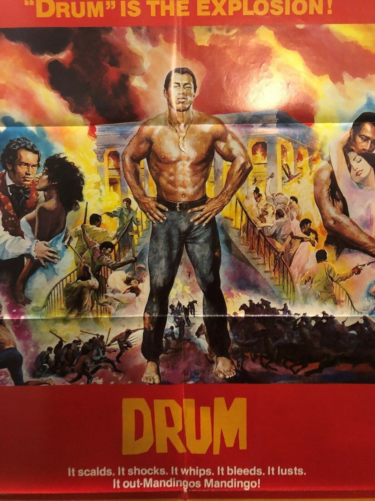 Drum (United Artists, 1976). One Sheet (27" X 41"). Blaxploitation Original 