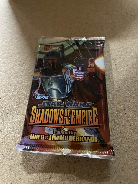 1 - 1996 Topps Star Wars Shadows Of The Empire Promo Card Pack rare 