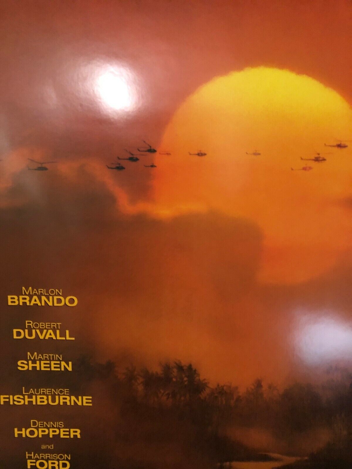 Apocalypse Now Redux Original Movie Theater Promo Poster 2001 Marlon Brando