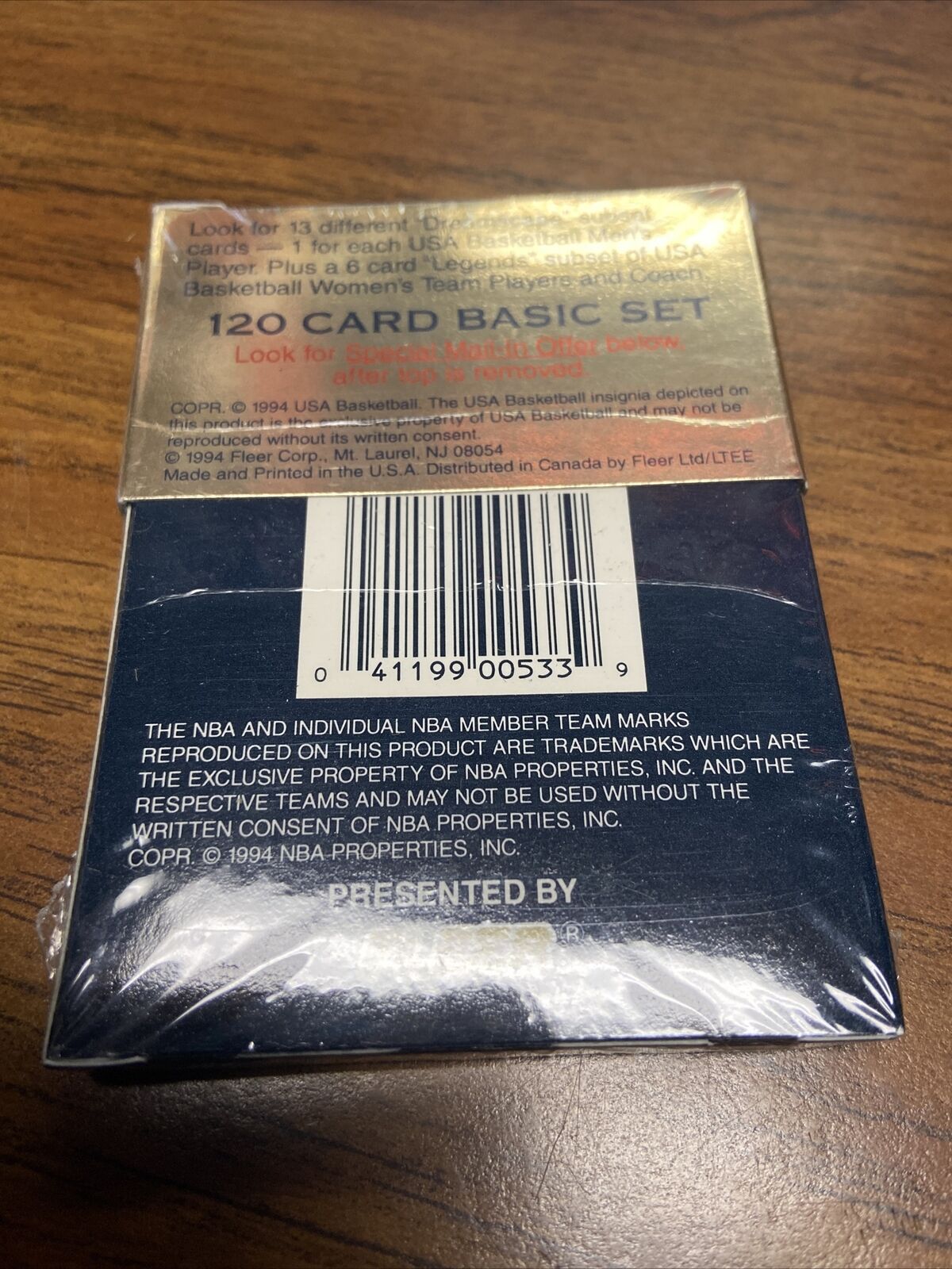 '94 FLAIR USA BASKETBALL Pack 10 Trading Cards NEW Sealed 1994 Shaquille O'Neal