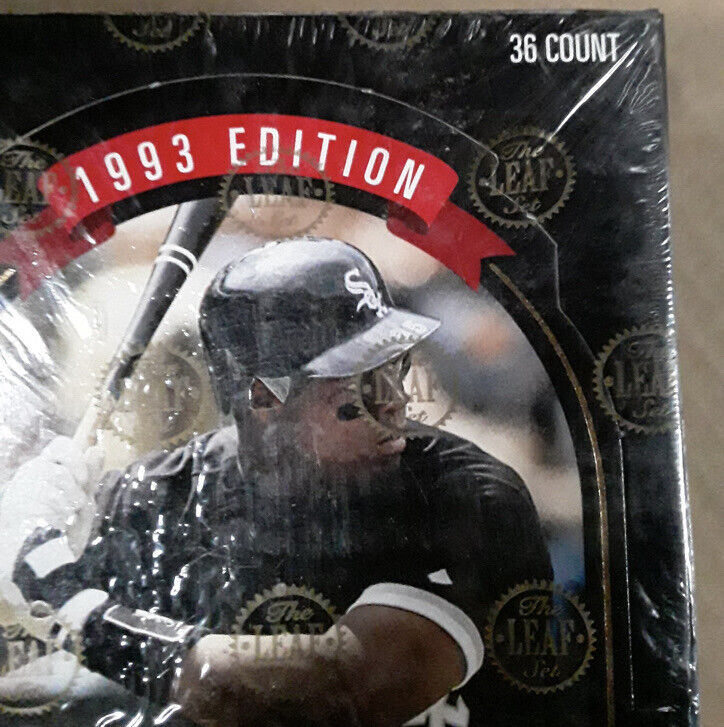 1993 Leaf Series 1 Baseball Factory Sealed Hobby Box 36 Packs! Frank Thomas rc