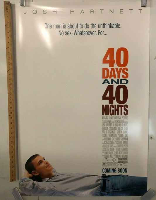 40 Days And 40 Nights Original Movie Theater Promo Poster One Sheet 2001 SS