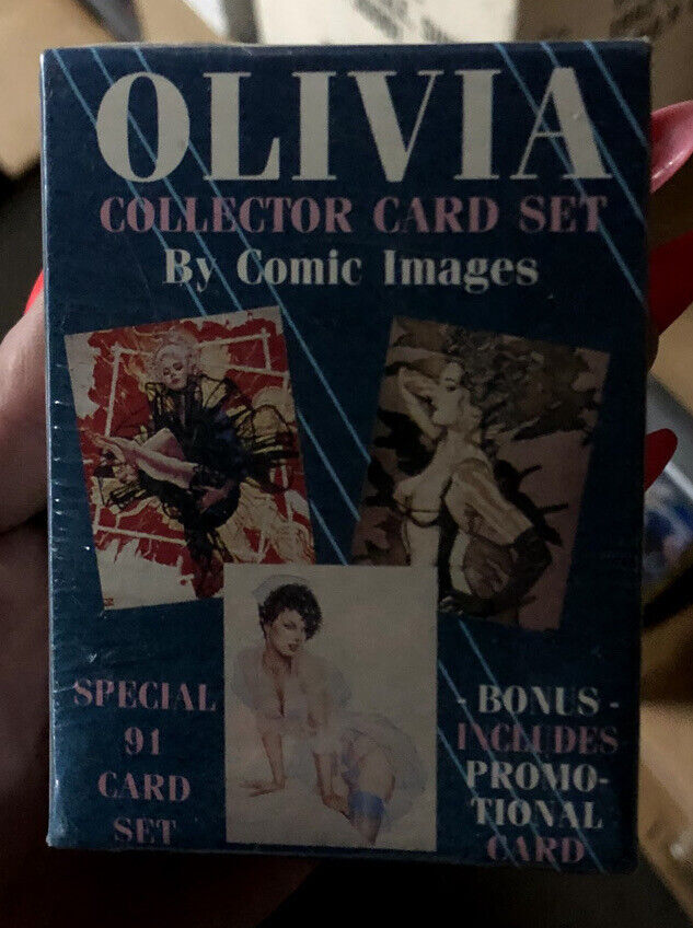 1993 OLIVIA COLLECTOR CARDS COMIC IMAGES  90-CARDS ADULT SET (rare)