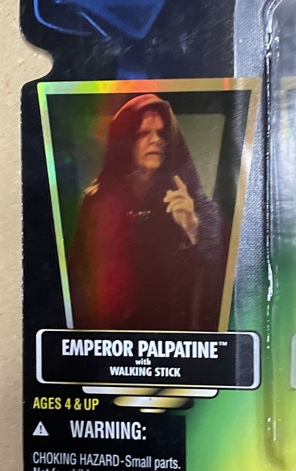 Emperor PALPATINE Star Wars Power of the Force 1996 Green Card New Unopened