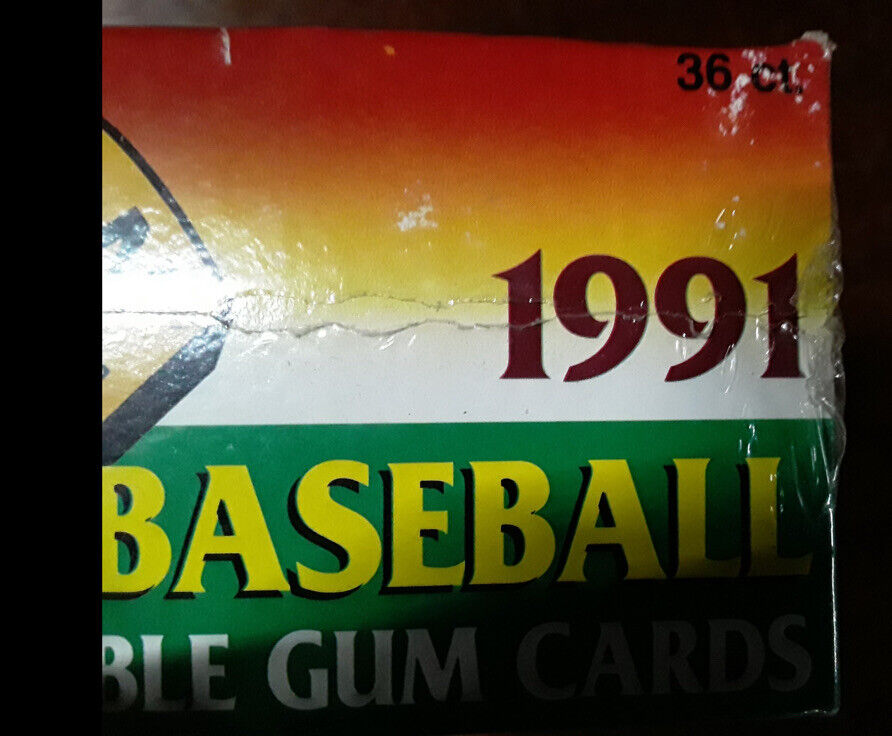 1991 Bowman Baseball Bubble Gum (36 packs each) RARE VINTAGE JIM THOME