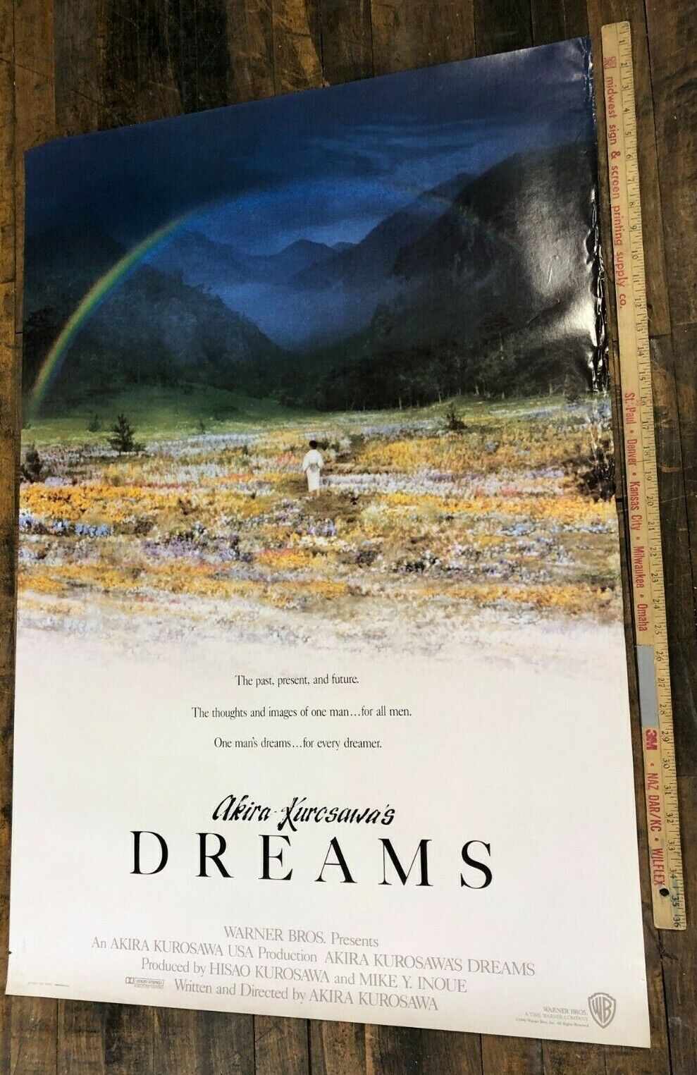 Akira Kurosawa's Dreams (Warner Brothers, 1990). One Sheet (27" X 40.5") SS 