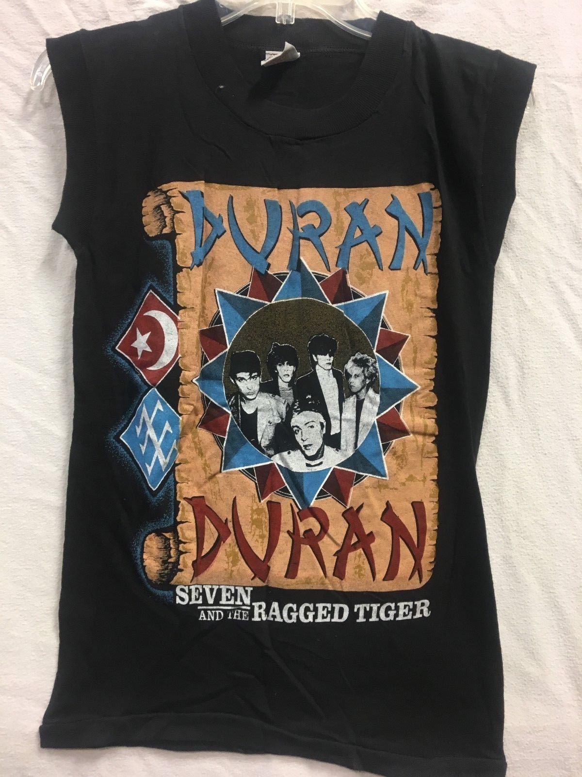 Duran Duran- Seven and the Ragged tiger - VINTAGE - NOS BLK T SHIRT SIZE SMALL